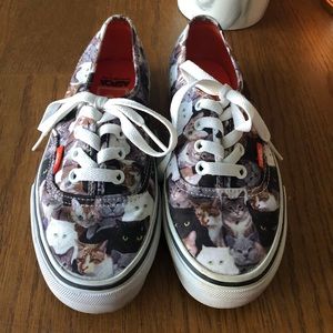 Vans ASPCA Cat print shoes - Women’s 5.5